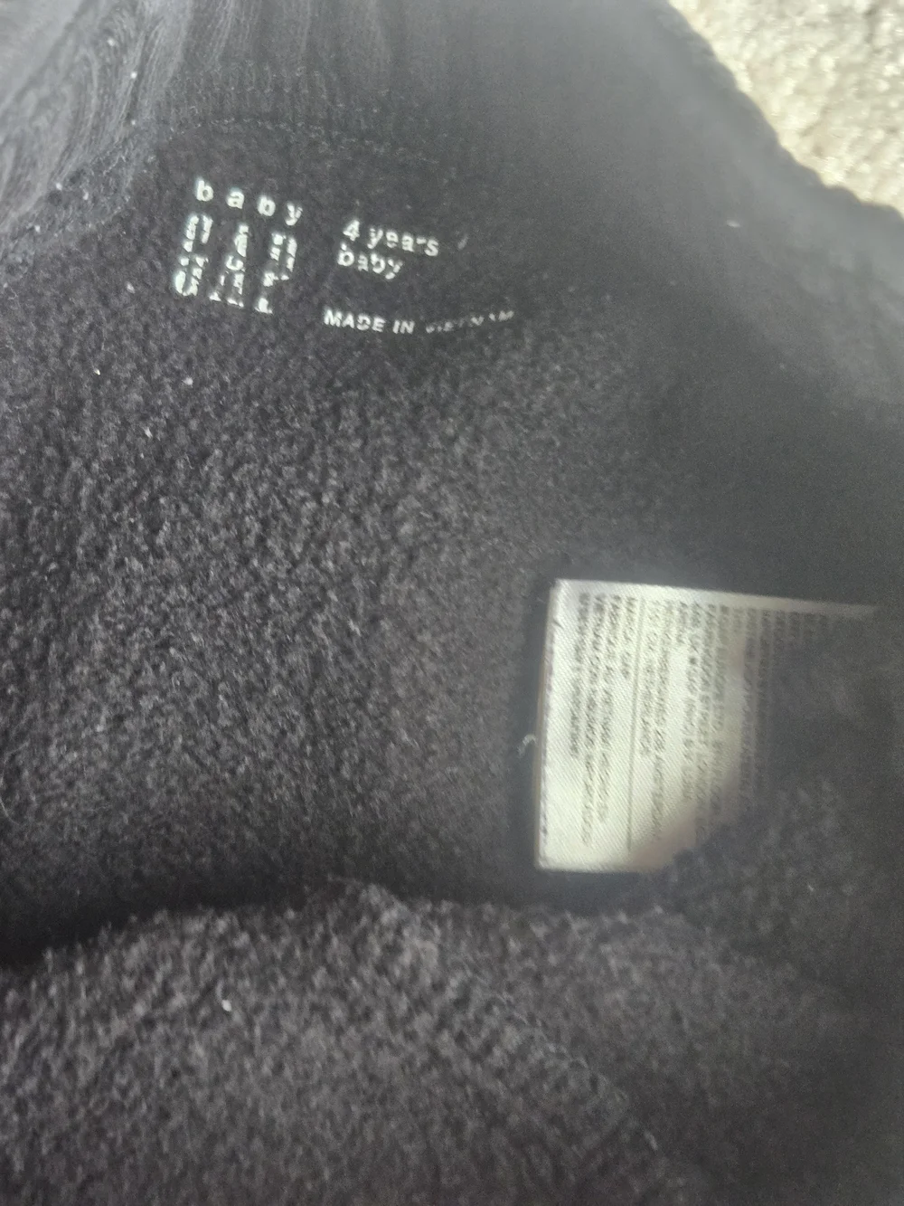 GAP Black Kids Sweatpants with Logo
